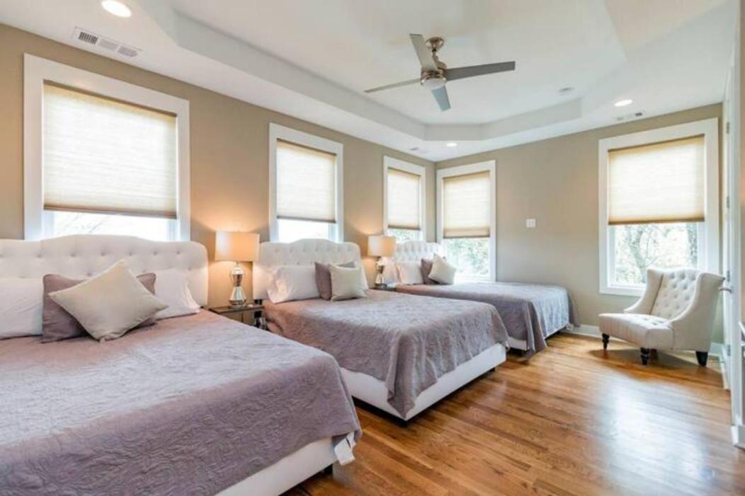 Glitz & Guitars I Stylish 3Br With Rooftop Hot Tub In East Nashville Exterior photo